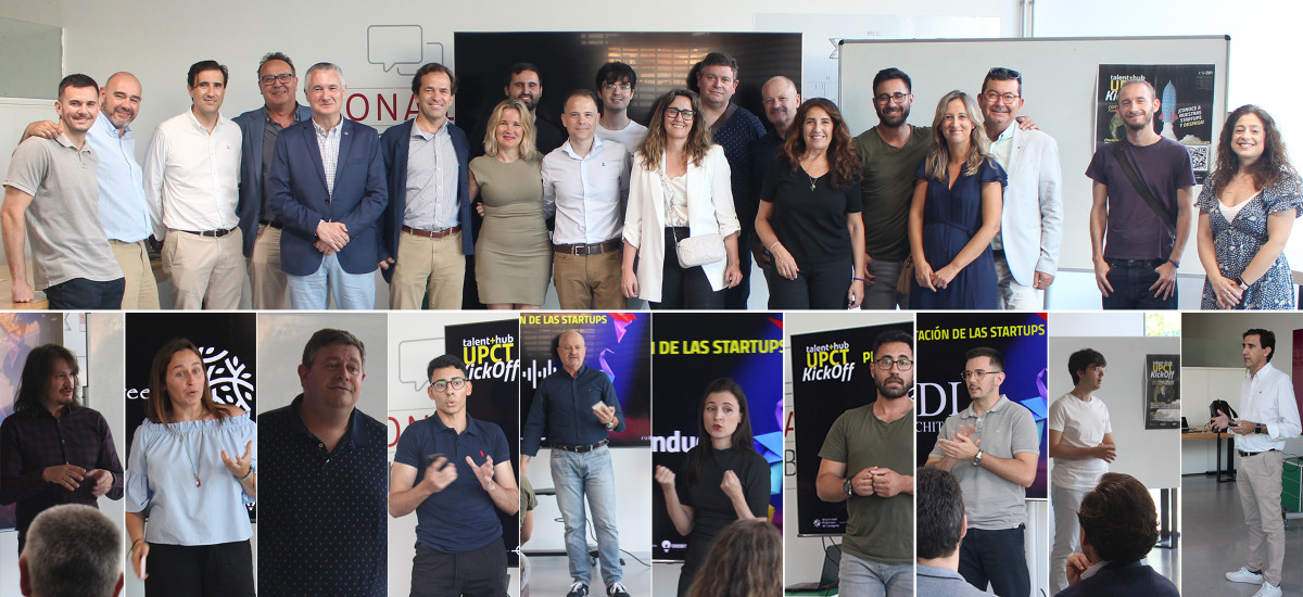 Imagen Doce startups presentan sus ideas de negocio en el lanzamiento del Talent+Hub UPCT con el emprendedor César Mariel